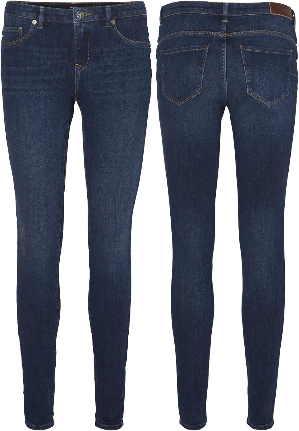 ONLY Damen Onlshape Reg Sk Dnm Rea4488 Noos Jeans, Dark Blue Denim, 25W / 34L EU