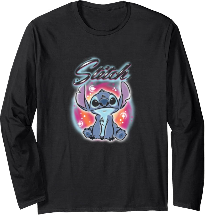 Disney Lilo & Stitch Airbrush Boardwalk Portrait Langarmshirt