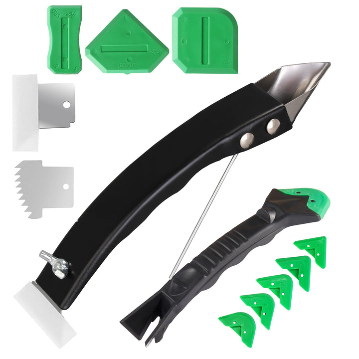 Abdichtungswerkzeug Set - Fugenentferner mit Silikondichtstoff Finishing Kit, Fugenschaber, 5 austau