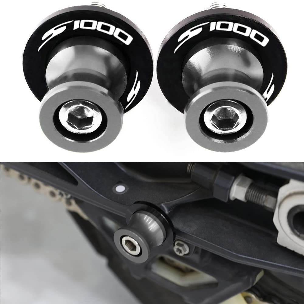 2pcs Montageständer Racingadapter M8*1,5 Bobbins CNC Ständeraufnahme Für S1000R S1000RR S1000XR S100