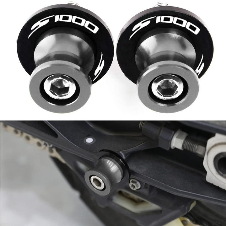 2pcs Montageständer Racingadapter M8*1,5 Bobbins CNC Ständeraufnahme Für S1000R S1000RR S1000XR S100