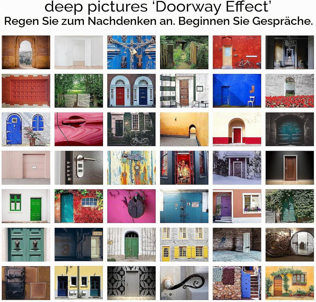 metaFox Coaching Postkarten | Doorway Effect | 52 hochwertige Karten für bedeutsame Gespräche und Be