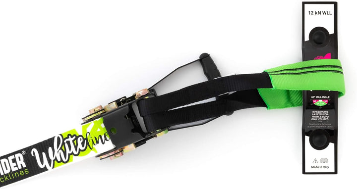 Slackline - Indoor Kit 1.0 - Indoor Kit Platte Wand (1x Einzelplatte + 1x Polschlinge) A) 1 x Einzel