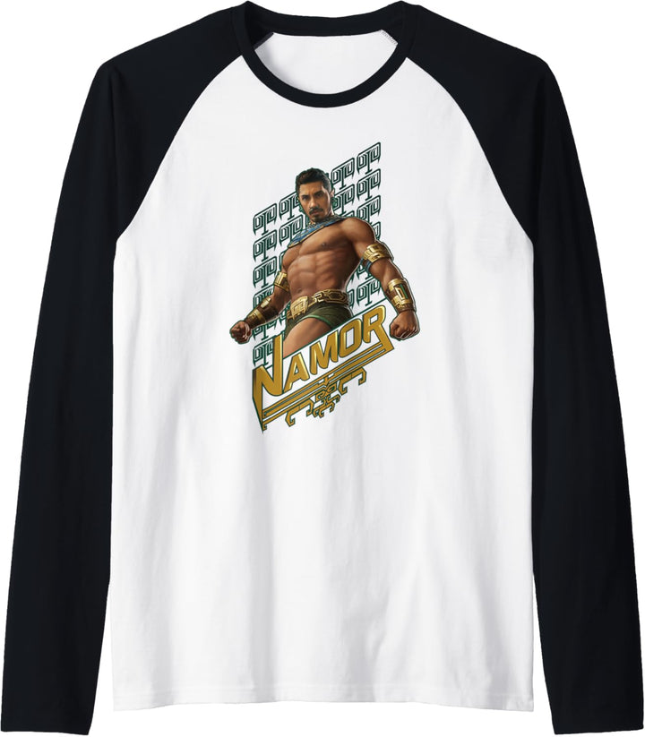 Marvel Black Panther: Wakanda Forever Namor Character Raglan