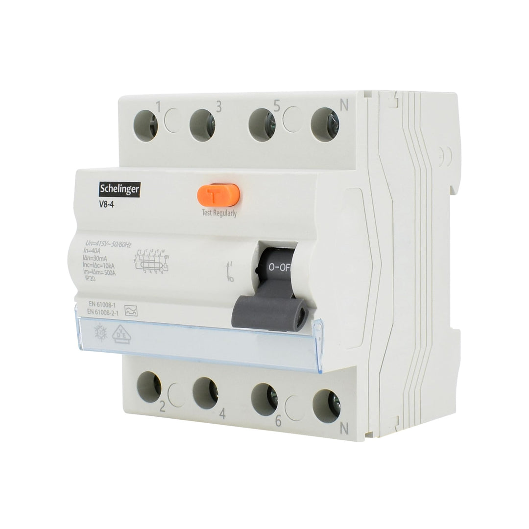 asvendo elektro/Schelinger/Fehlerstromschutzschalter/FI-Schalter / 2-Polig / 4-Polig (25 A / 40 A /