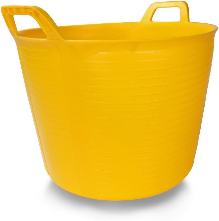 RUBI Flextub Kunststoffeimer 40 Liter, gelb 40 l Yellow, 40 l Yellow