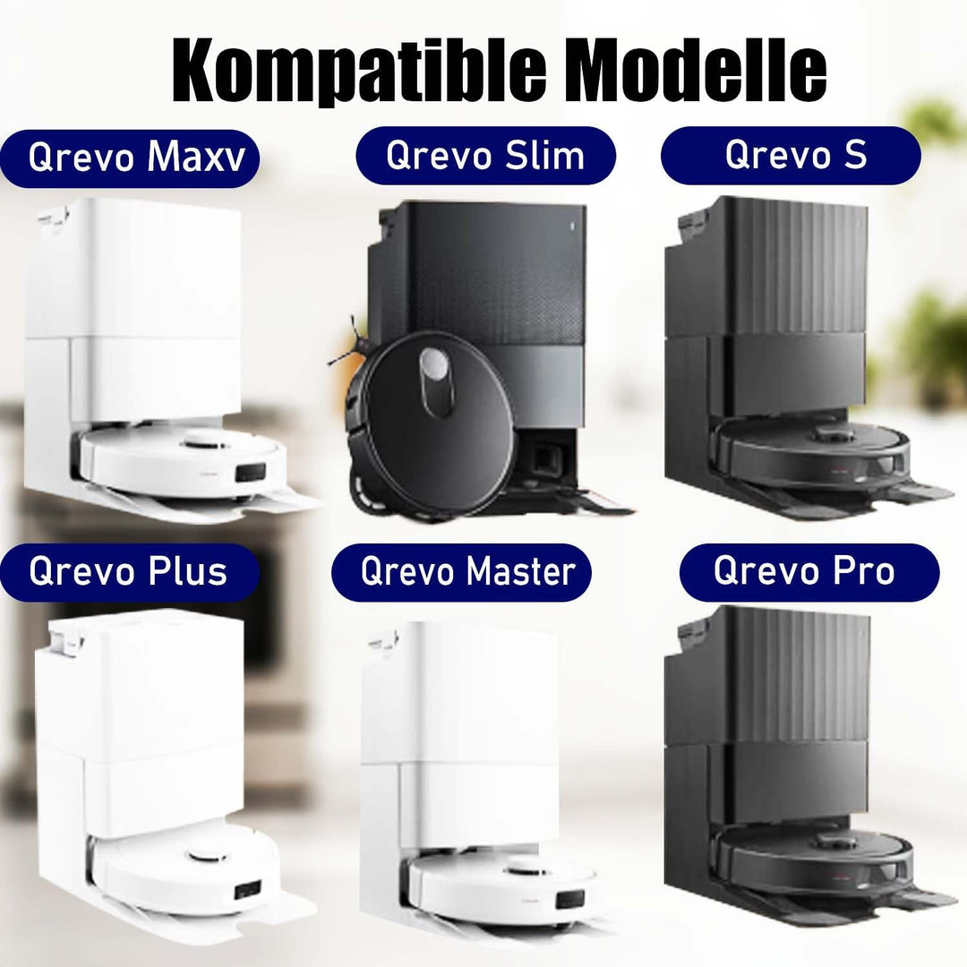Wischtücher mit Ersatzhalterung Zubehör für Roborock Qrevo S/Qrevo Master/Qrevo Pro/Qrevo Plus/Qrevo