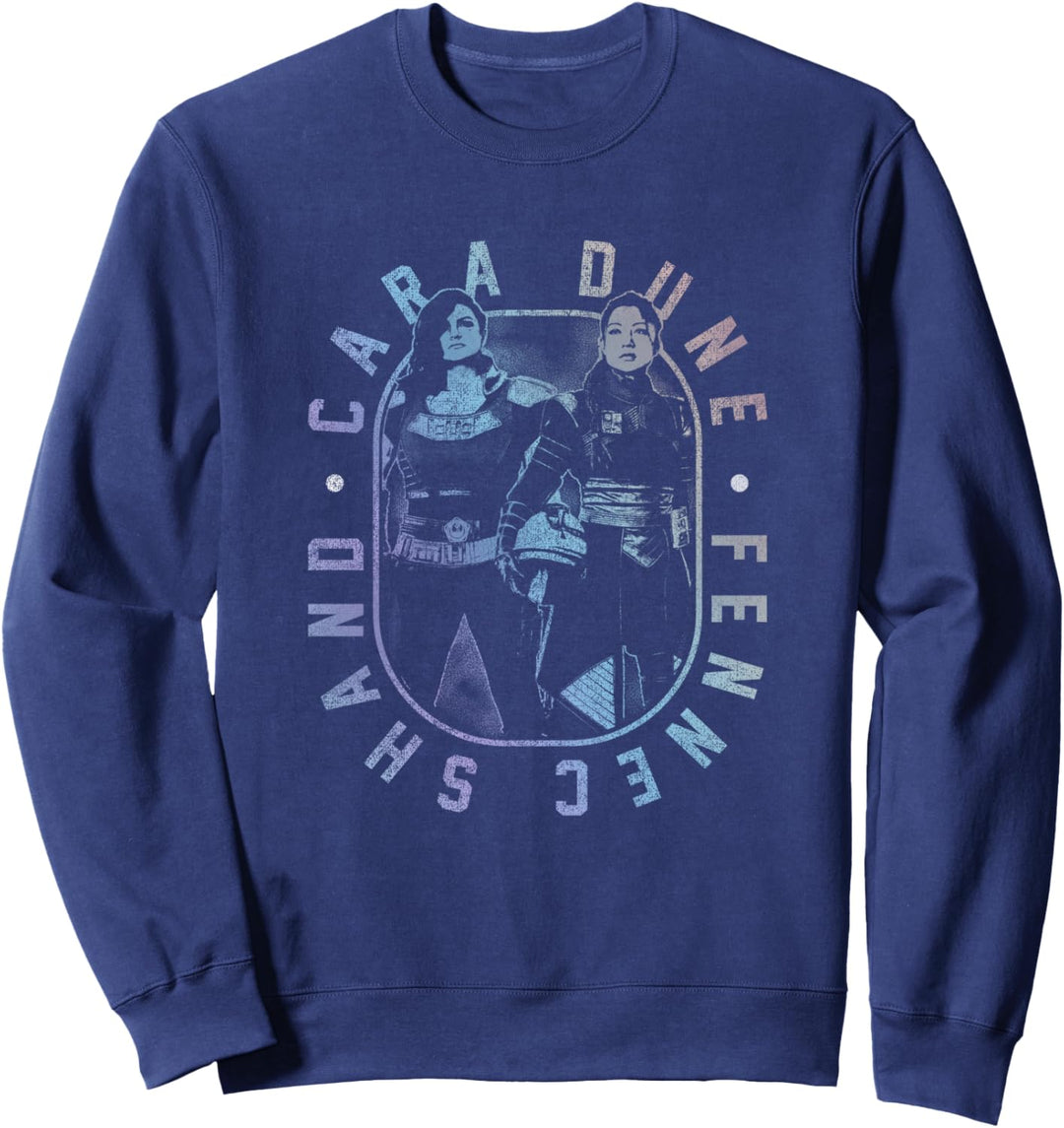 Star Wars: The Mandalorian Cara Dune & Fennec Shand Gradient Sweatshirt