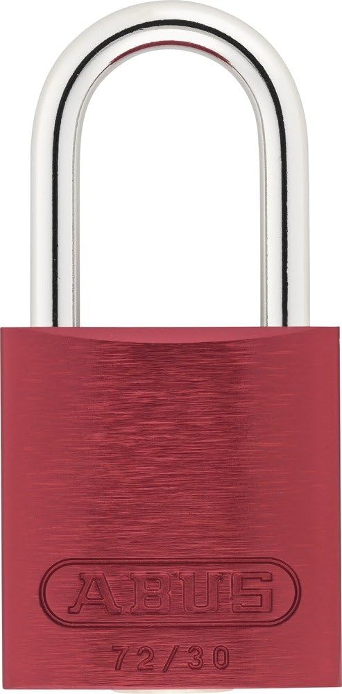 ABUS Vorhängeschloss Aluminium 30 _ ROJO 504464 – 72IB/Arc D Edelstahl 30 mm, rot