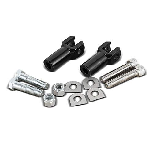 Sozius Fussrasten-Halter für Harley Davidson Softail 00-06 schwarz