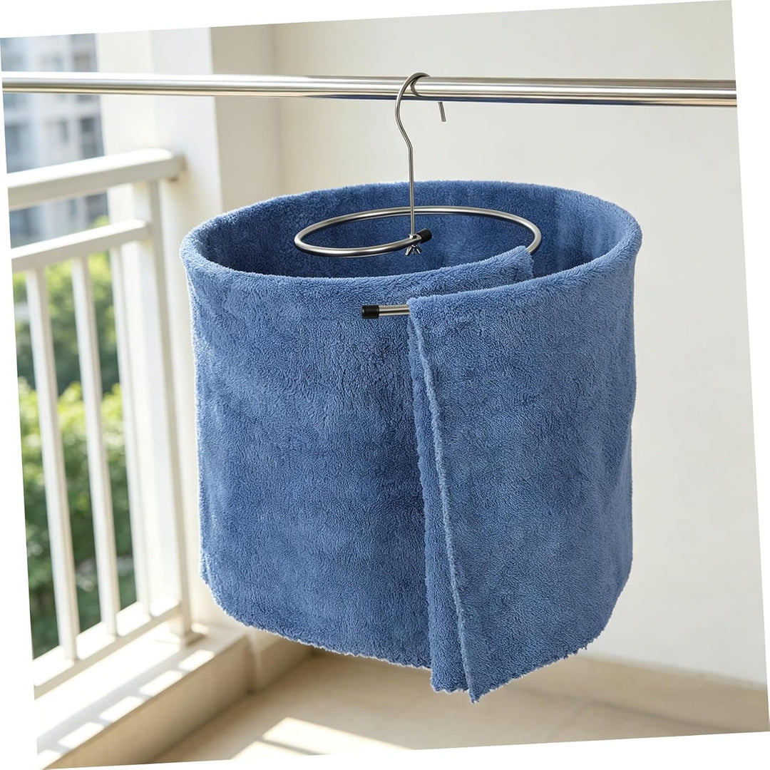 2 Stück Spiral Quiltständer Aus Edelstahl 40cm Durchmesser Platzsparender Deckenaufhänger Zum Trockn