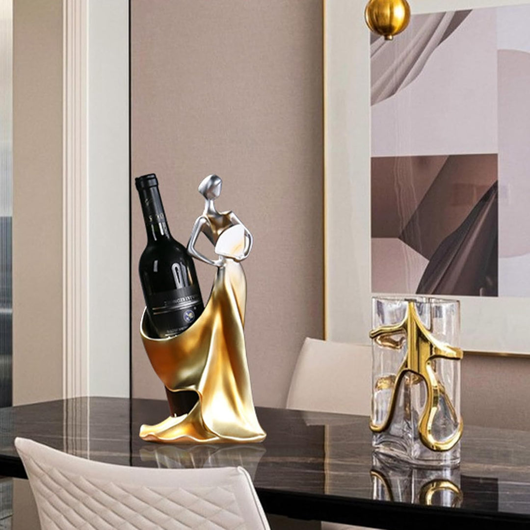 Weinflaschenhalter, Rotweinflaschenständer Elegante Weinregalhalter Harz Regal für Home Bar Zubehör