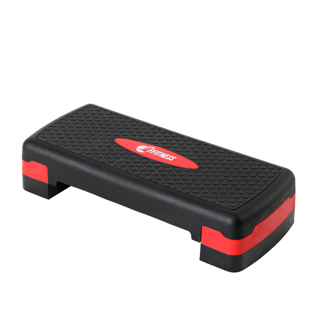 FFITNESS Multifunktionaler Step für Aerobic und Fitness Tapboard mit Stufen, verstellbar, 2 Höhen, r