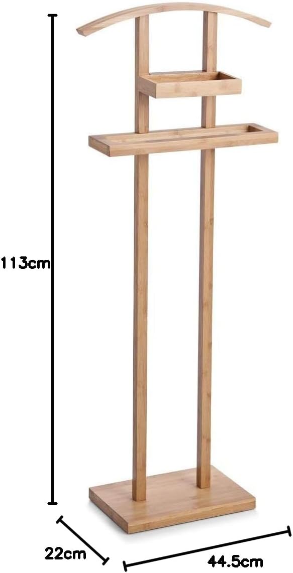 Zeller 13570 Herrendiener, Bamboo Schirmständer, 44.5 x 22 x 113 cm, Braun