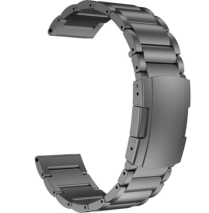 MaKTech Titanband,22mm Leichtes Metall Link Armband,Kompatibel mit Samsung Galaxy Watch 3 45mm/46mm,