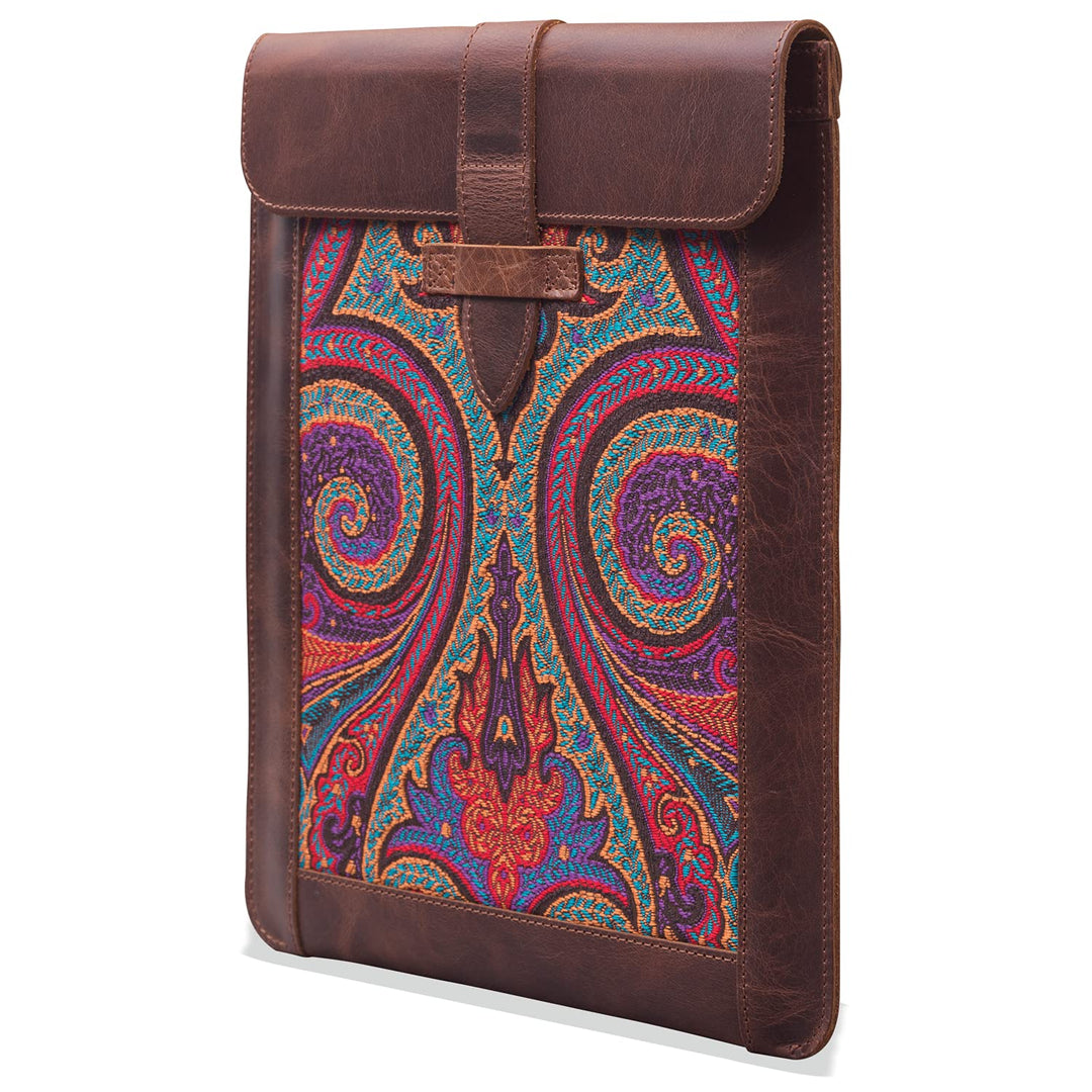 LONDO Echtleder-Ärmeltasche für Ipad - Small Braun Small, Braun Small