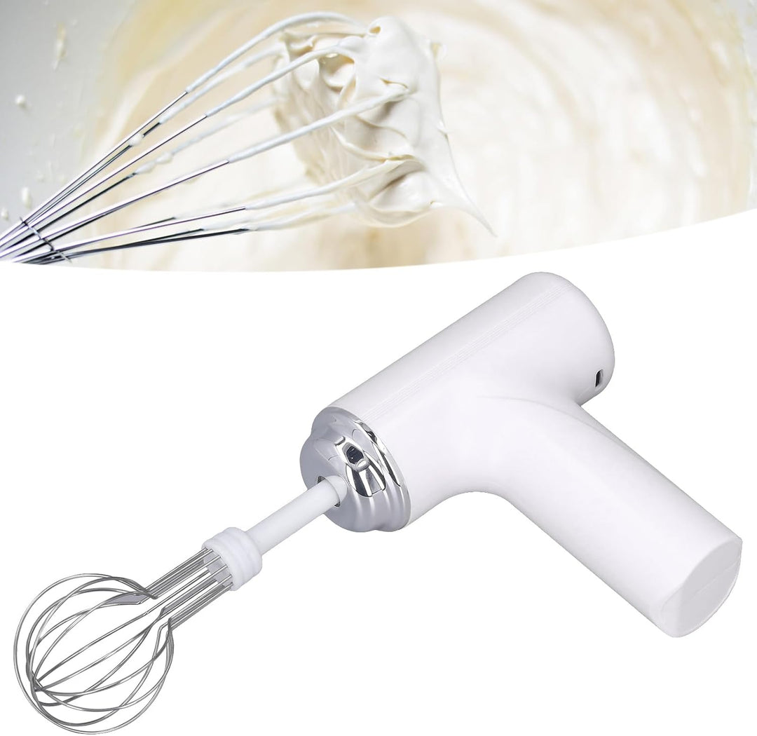 Handmixer, elektrischer Schneebesen, wiederaufladbarer Stabmixer, Handmixer für cremige Salatdressin