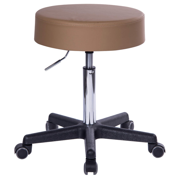 1stuff® XL Profi Rollhocker höhenverstellbar - 40 cm Sitzbreite - Sitzhöhe bis knapp 70cm - Arzthock