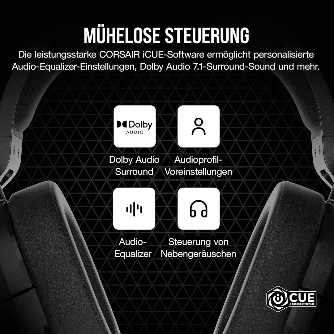Corsair HS55 Surround Leichtes Kabelgebundenes Multiplattform-Gaming-Headset - Dolby 7.1 Surround So