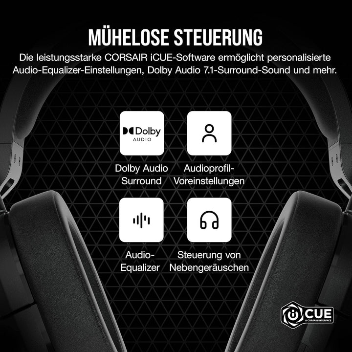 Corsair HS55 Surround Leichtes Kabelgebundenes Multiplattform-Gaming-Headset - Dolby 7.1 Surround So