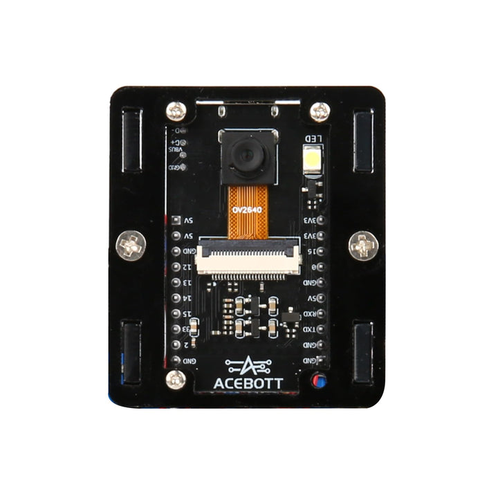 ACEBOTT Roboter Spielzeug 3MP Kamera-Erweiterungspaket Smart Robot Car Kit, Robotik-Bausatz für Kind