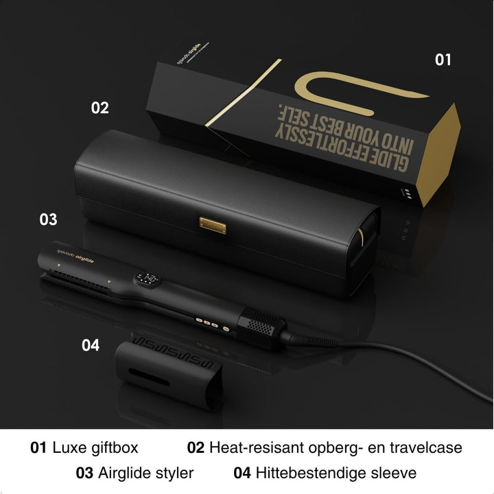 Airglide Airstraight - Glätteisen Wet-to-Dry - Haartrockner &amp; Haarglätter 2-in-1 - Coldshot - Altern