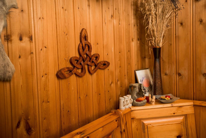 Windalf Grosses Celtic Irish Holzbild Celina 47 cm Skandinavisches Wandornament Harmony Nordisches W
