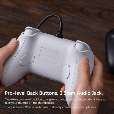 AKNES 8Bitdo Ultimate Wired Controller für Xbox Series X|S, Xbox One, Windows 10/11, Gamepad mit Hal