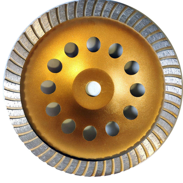 Diamantschleifteller Schleifscheiben Ø 115-230 mm 22.23mm Loch Schleiftopf mit Turbo Zahn (Turbo Zah