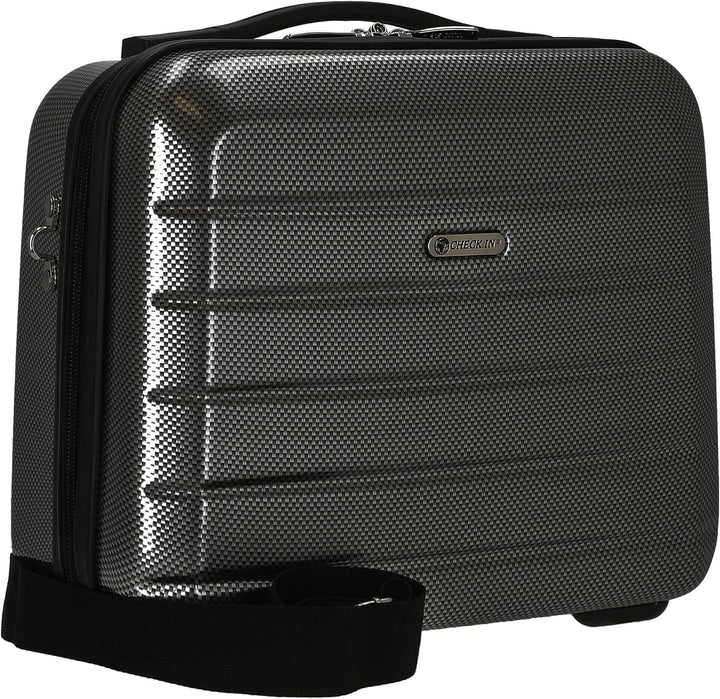 Check in Damen Kosmetikkoffer London 2.0 Reisezubehör- Kosmetiktasche 33 cm Carbon / Schwarz, 33 cm