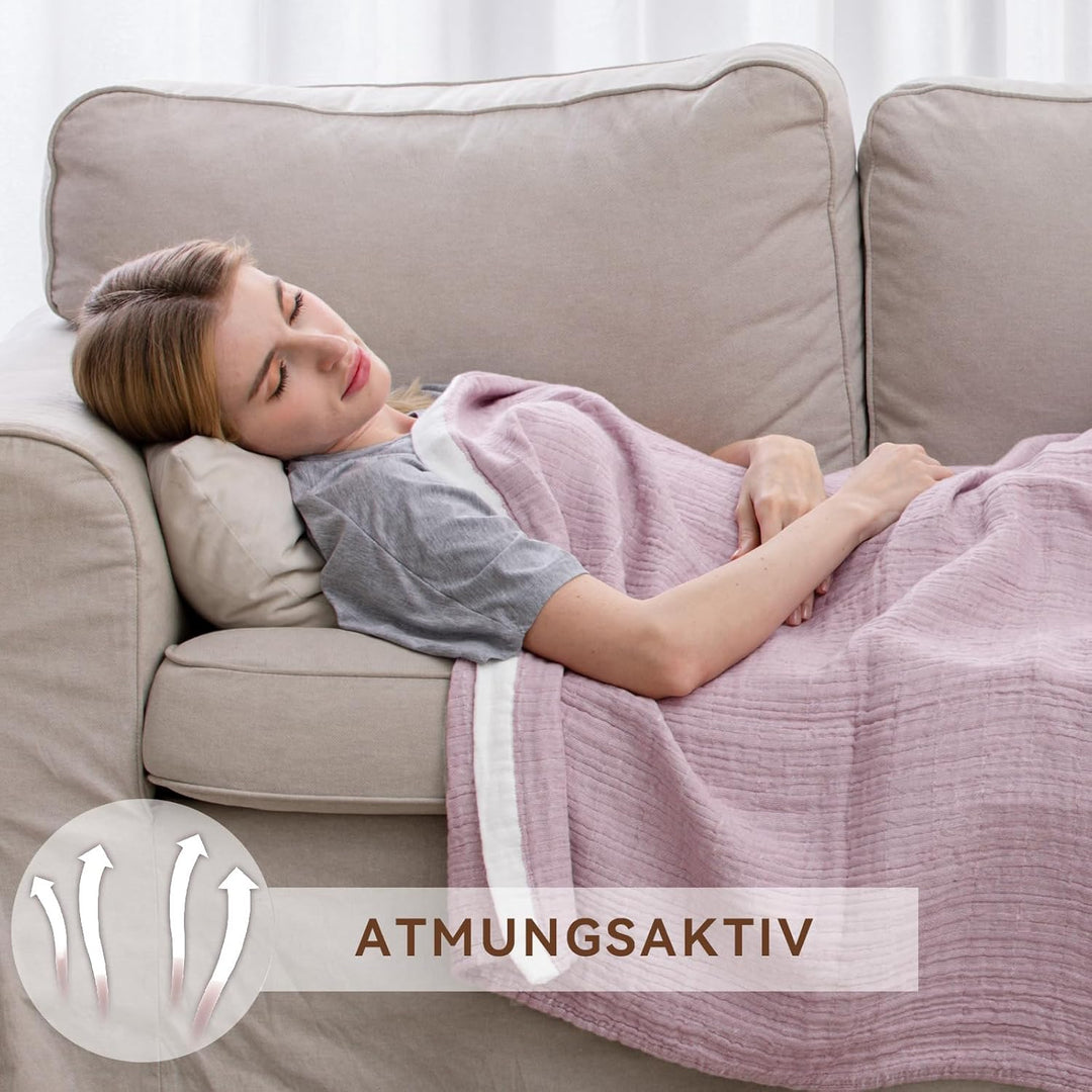 SE SOFTEXLY Kuscheldecke Wohndecke Wendedecke 150x200cm Wohndecke Sofa,Bettüberwurf Wohndecke Wended