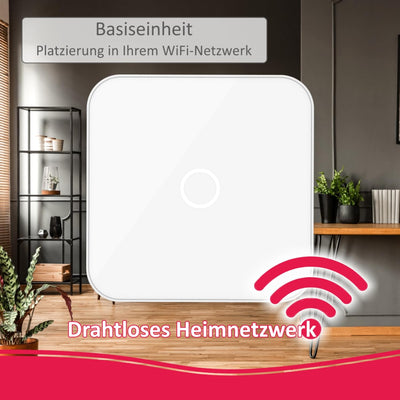 ELRO AS90S Home+ Smart Alarmanlage-WiFi-GSM Funktion-Bestens getestet-Mit Basisstation, Bedieneinhei