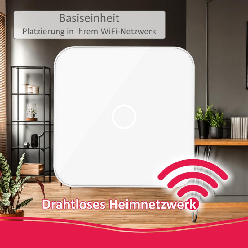 ELRO AS90S Home+ Smart Alarmanlage-WiFi-GSM Funktion-Bestens getestet-Mit Basisstation, Bedieneinhei