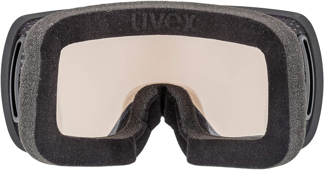 Uvex Unisex Compact V Skibrille (1er Pack) Einheitsgrösse Schwarz, Einheitsgrösse Schwarz
