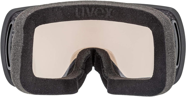 Uvex Unisex Compact V Skibrille (1er Pack) Einheitsgrösse Schwarz, Einheitsgrösse Schwarz