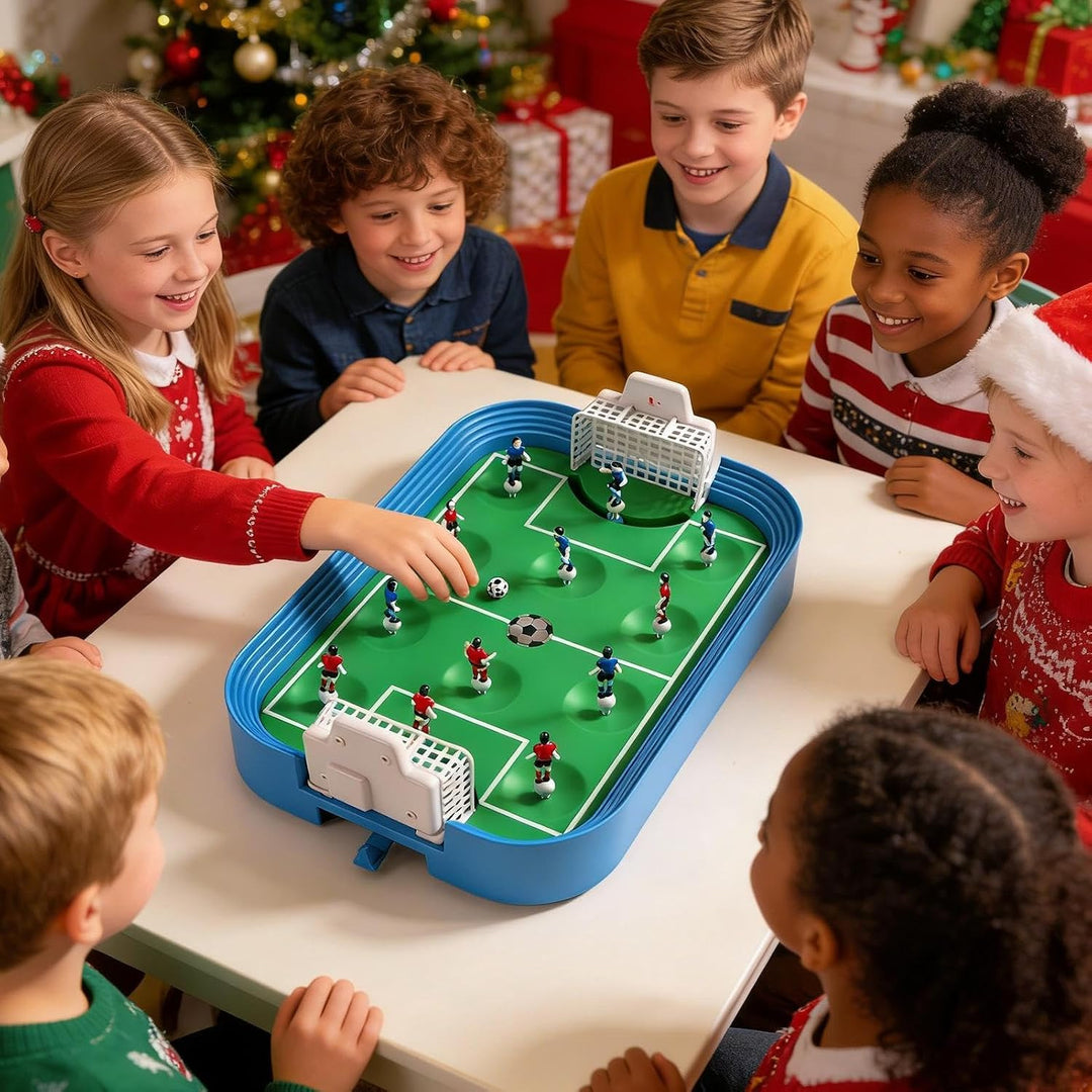Tischfussball Kinder, Interaktives Tischfussball, Tischspiel Zubehör | Kickerspiel, 24,5*38,5*10,5cm