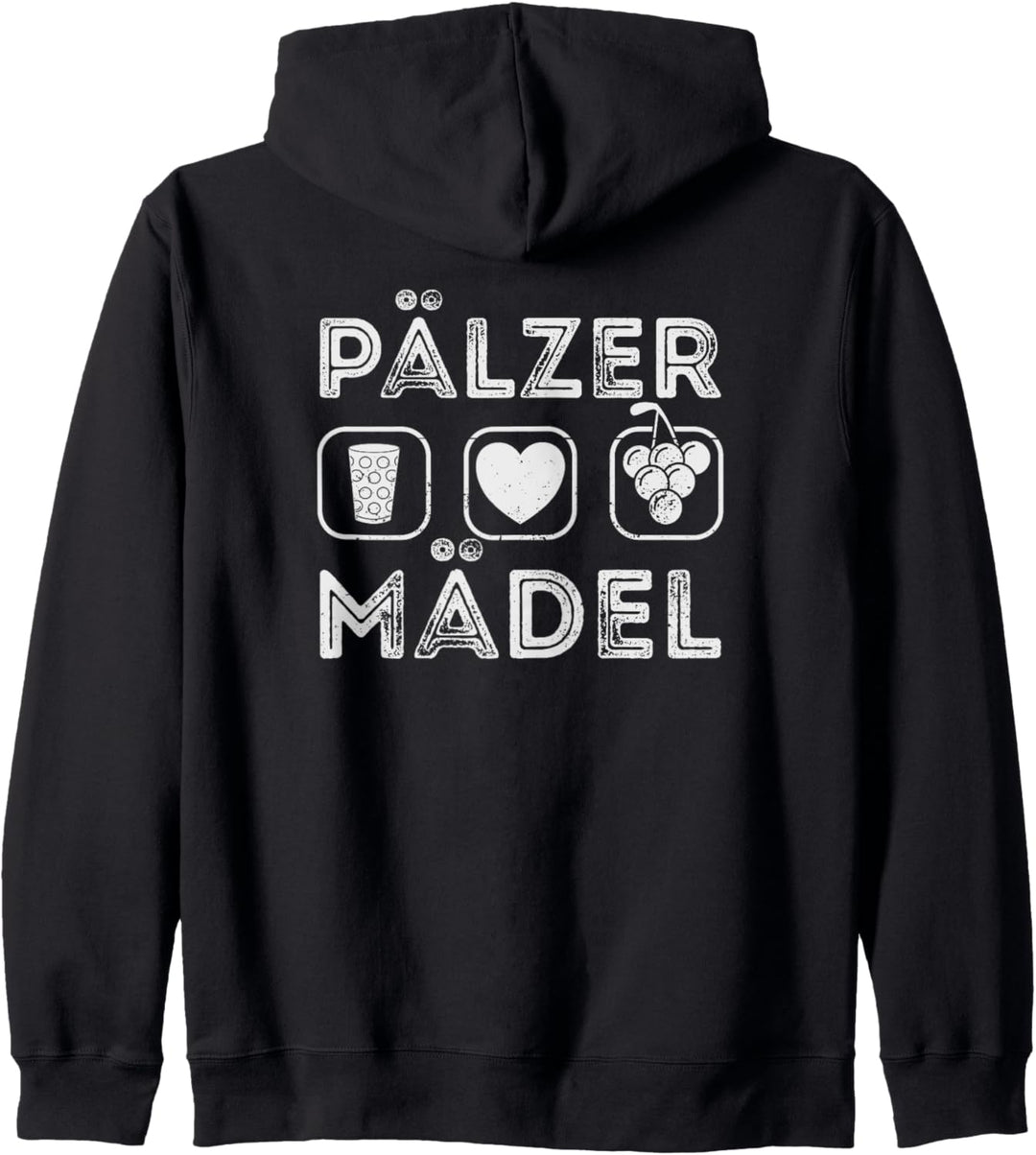 Original Pälzer Mädel für Pfälzer Mädle Kapuzenjacke