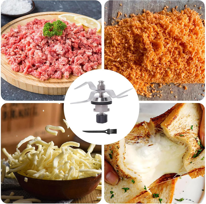 Ersatzmesser für Silvercrest Monsieur Cuisine Connect/Monsieur Cuisine Smart, Edelstahl Ersatzklinge