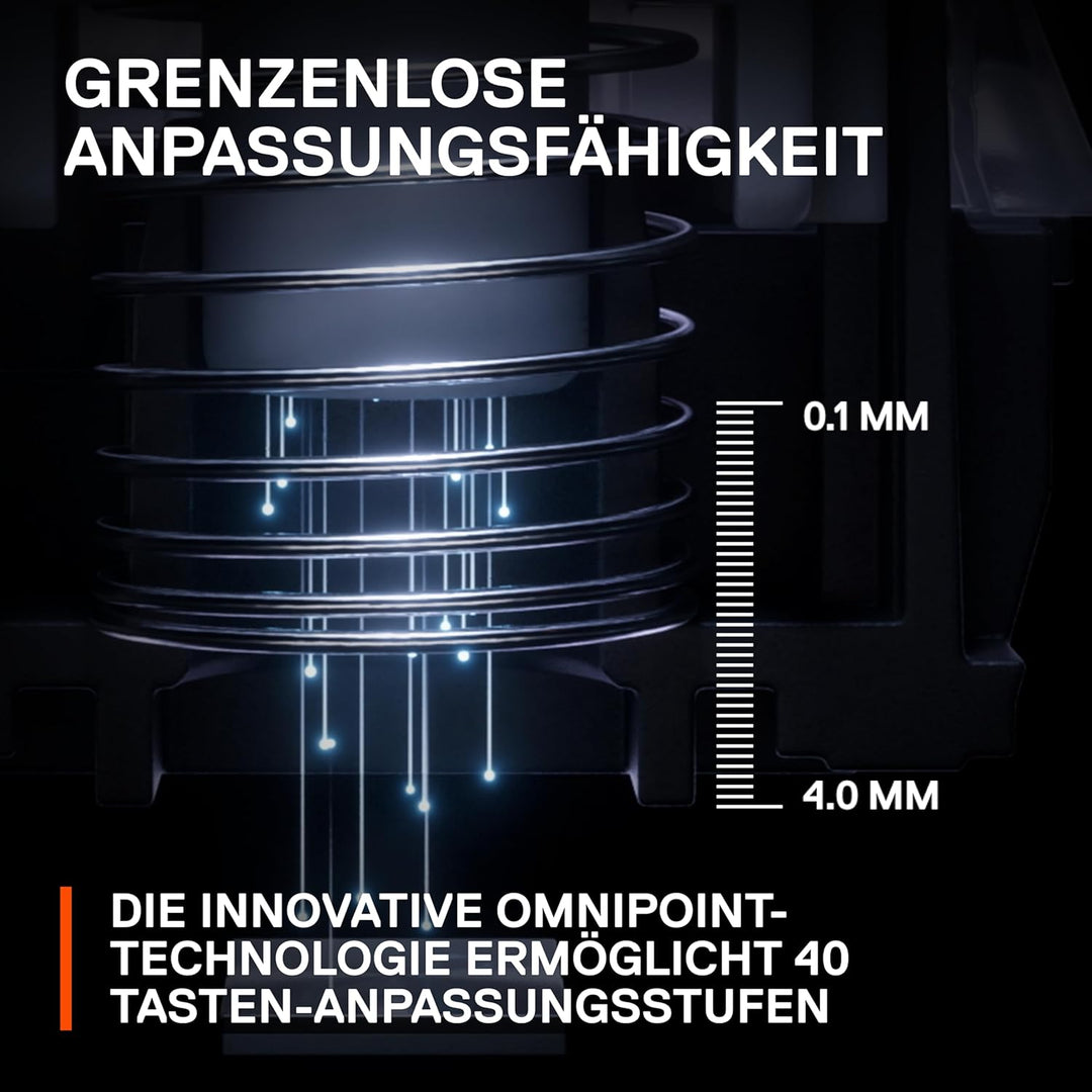 SteelSeries Apex Pro Mini Wireless HyperMagnetic Gaming-Tastatur – Die weltweit schnellste Tastatur