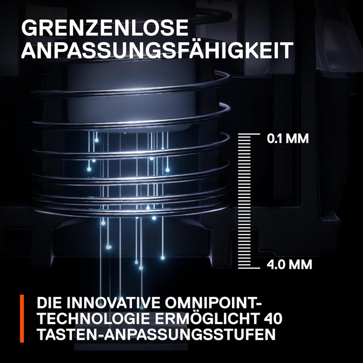 SteelSeries Apex Pro Mini Wireless HyperMagnetic Gaming-Tastatur – Die weltweit schnellste Tastatur