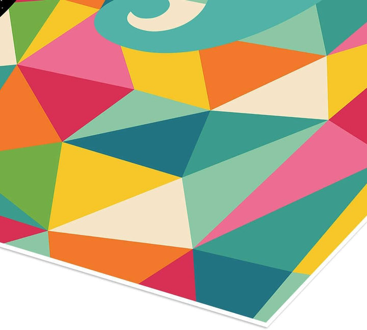 Surf Up Poster von Andy Westface 70 x 90 cm Bunt Wandbilder Wanddeko Papier 90L x 70B cm, Papier 90L