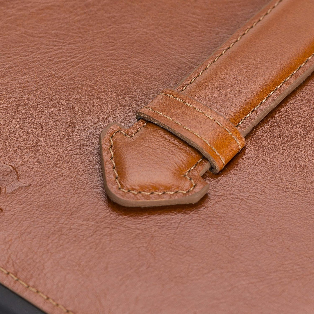 Solo Pelle Hülle geeignet für Apple iPad Air 5 in 10.9 (4 + 5 Generation) Echtleder Case aus echtem