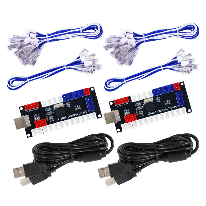 Arcade Game Controller USB Encoder Zero Delay 2 Player to Joystick Button for PC MAME Raspberry Pi R