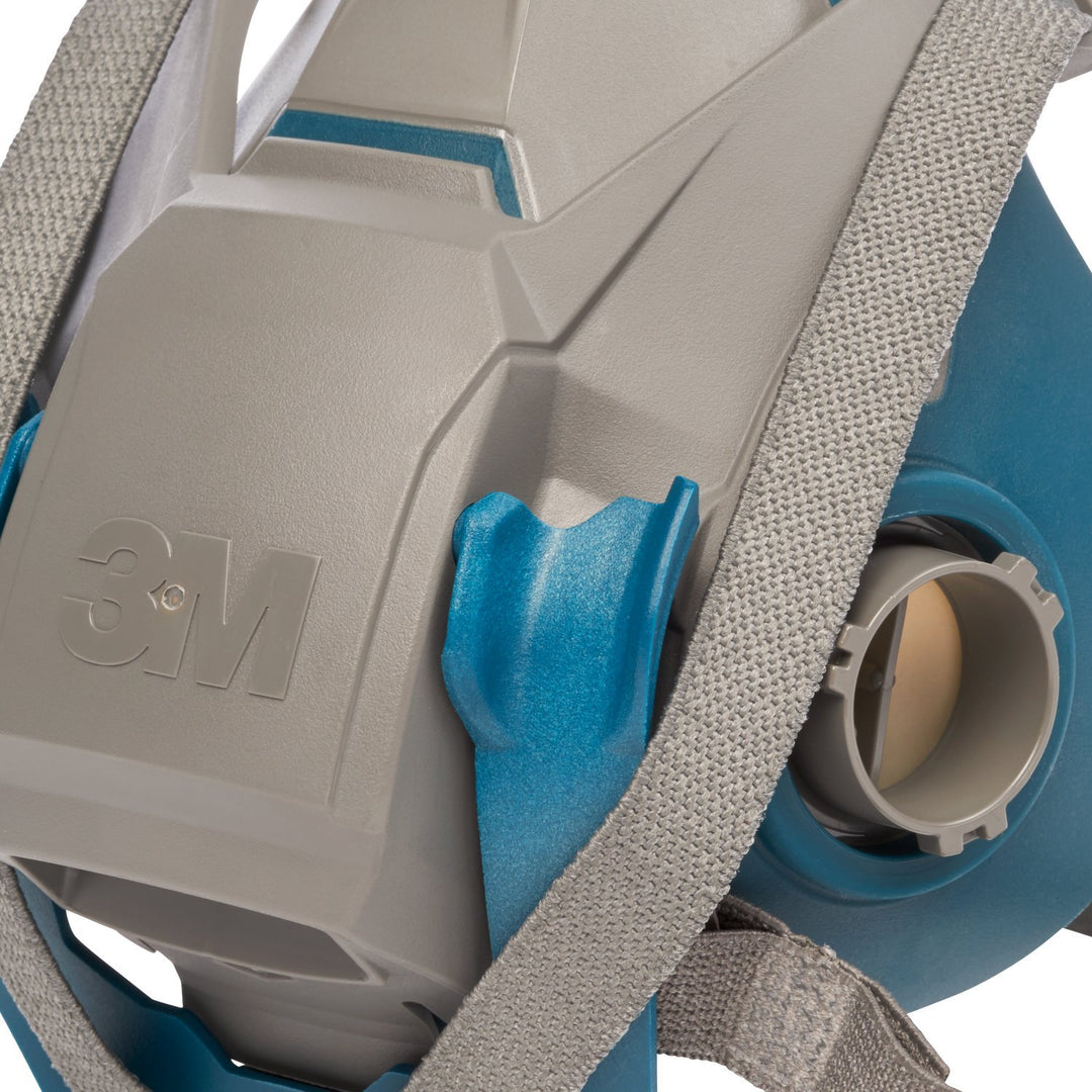 3M Atemschutz-Halbmaske 6502QL – Atemmaske mit Cool-Flow Ausatemventil & Quick-Release Mechanismus &