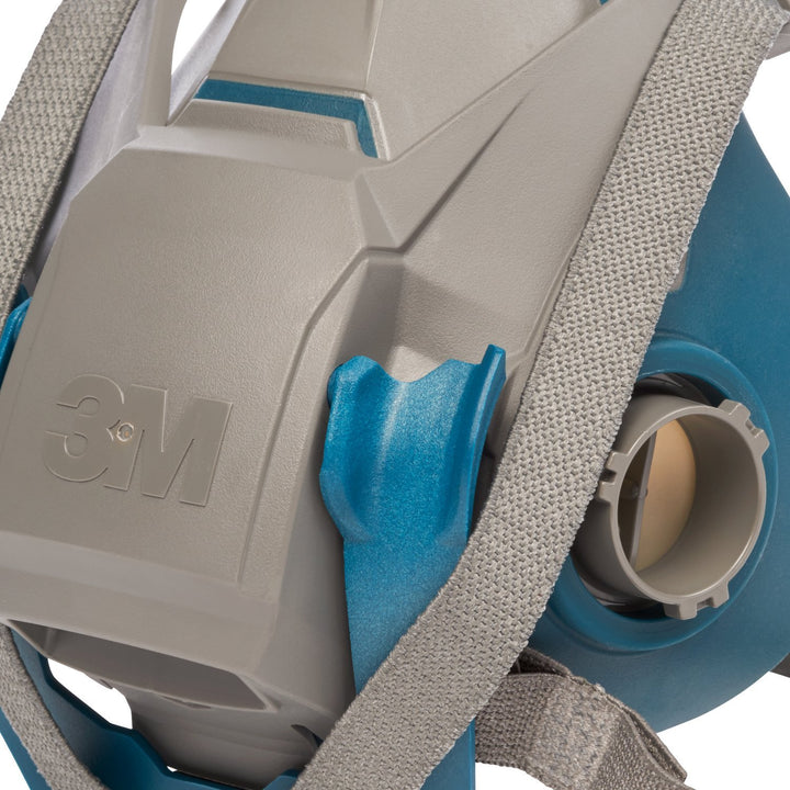 3M Atemschutz-Halbmaske 6502QL – Atemmaske mit Cool-Flow Ausatemventil & Quick-Release Mechanismus &