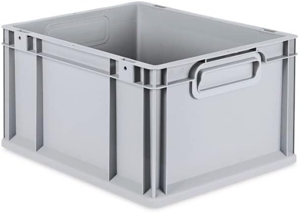 PROREGAL SuperSparSet 5x Eurobox NextGen Grip | HxBxT 22x30x40cm | 20 Liter | Griffe geschlossen | G