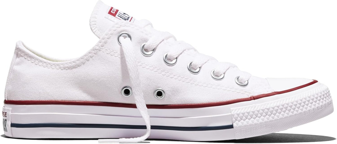Converse Basic Chucks - All Star OX - Maroon 36 EU Weiss Optical White, 36 EU Weiß Optical Whit