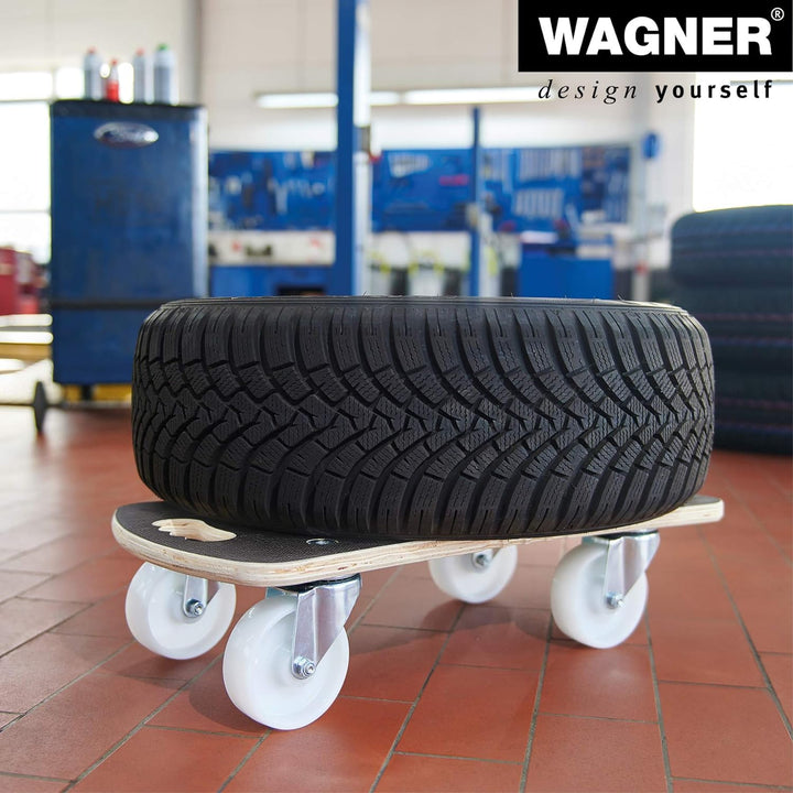Wagner Transporthilfe MM 1311 I 57,5 x 29 x 13,5 cm - Tragkraft 400 kg - für schwer beladene Geräte