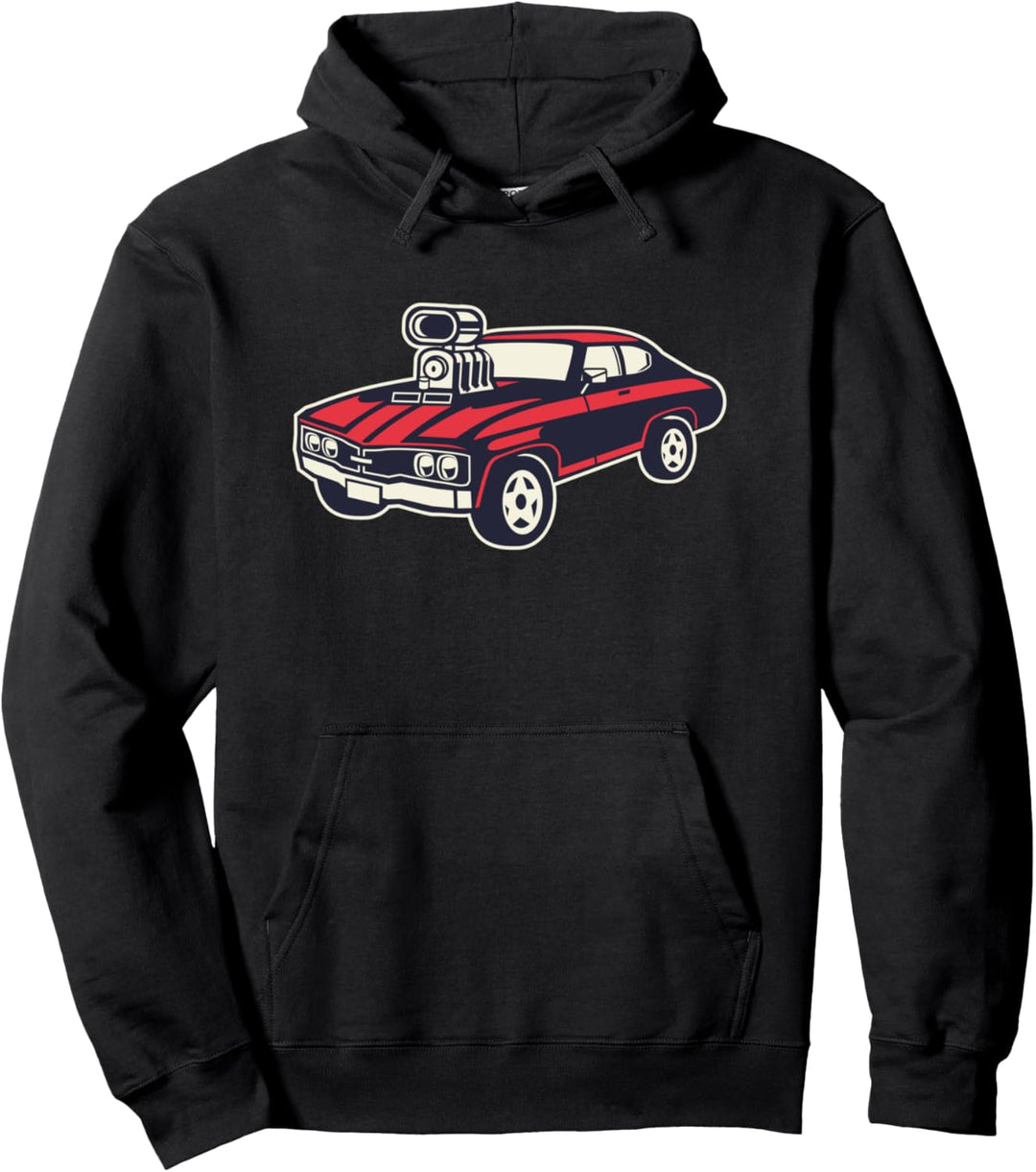 Schnelles rotes Auto | Klassisches Auto Kid Safe Design Pullover Hoodie