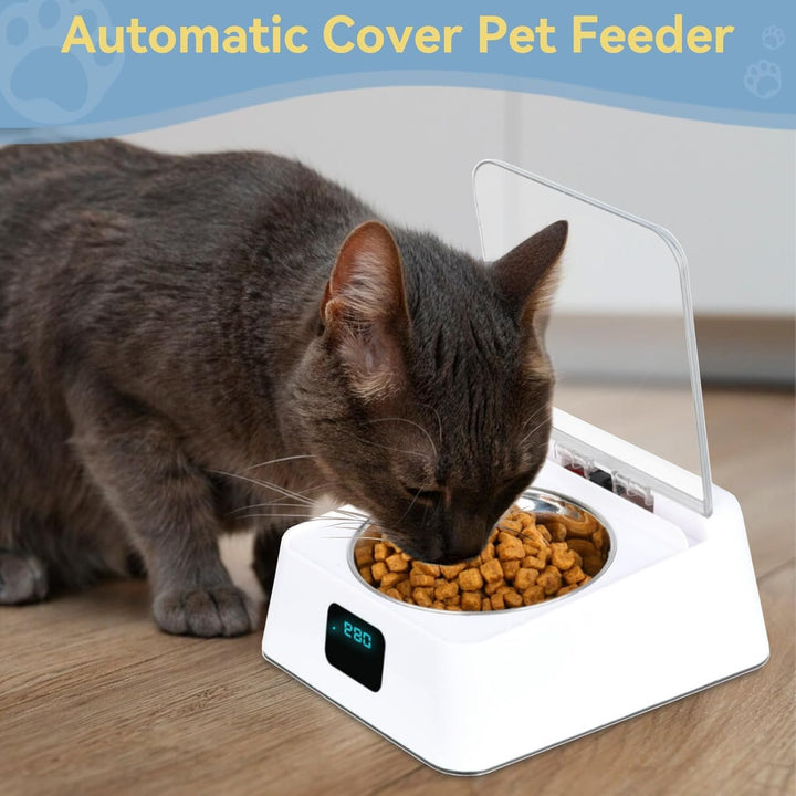 Automatischer Katzenfutterspender, 350 Ml, Induktionsdeckelöffnung, Tierfutterspender, Smart Feed, A